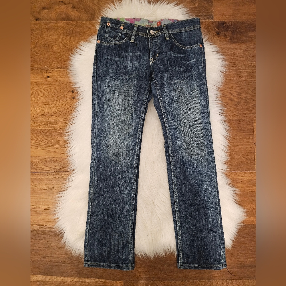 Vintage Low Rise Stylish Blue Denim Jeans